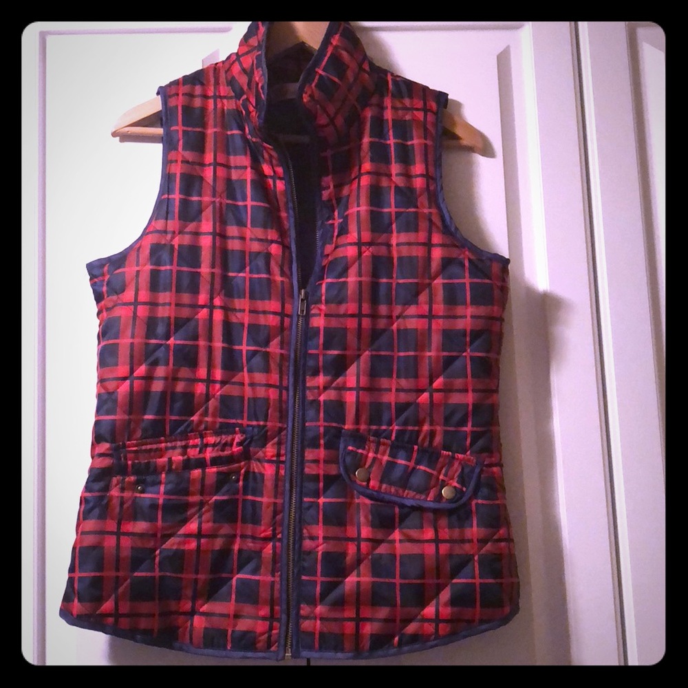 Plaid Vest